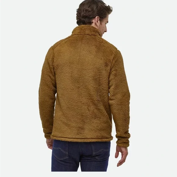 Patagonia Men's Los Gatos Coriander Brown Fleece Sweater - Picture 5 of 10